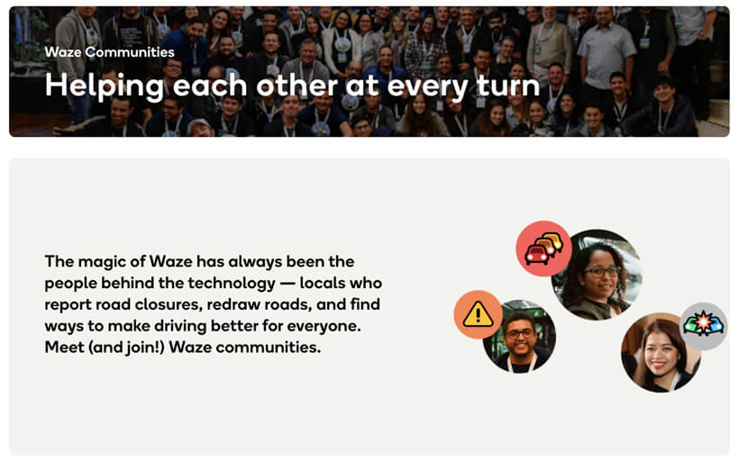 Waze Communities: Helping each other at every turn